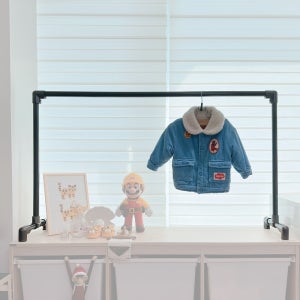 이동식 철제 파이프 스탠드 미니 애견 아기행거 1단