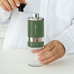 칼딘 매뉴얼 플러스 휴대용 핸드밀 캠핑 원두 분쇄기 수동 커피 그라인더