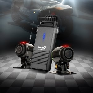 지넷 MVR Y1 오토바이 바이크 블랙박스 방수 2채널 FHD