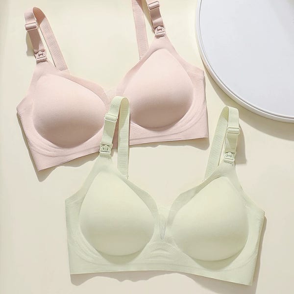 코지노라인 수유브라 일체형 패드 부드럽고 편안한 노와이어브라 임산부속옷
