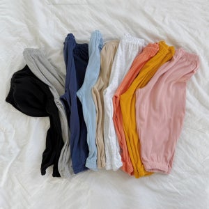 5호-15호 등원 조거팬츠 아기바지 봄 여름 바지 고쟁이 여아 남아 아기 유아 팬츠 주니어