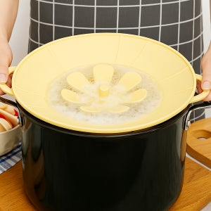 오라플 버블가드 2종세트 실리콘 냄비 후라이팬 뚜껑 덮개 물넘침방지 멀티커버 손잡이