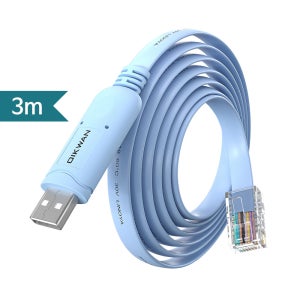 USB TO RJ45 RS232 콘솔 케이블/3M FTDI 칩셋사용 시스코 장비용