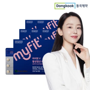[4+2] 동국제약 마이핏 V 활성엽산 임신준비 임산부영양 30정, 6개