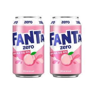환타 제로 상큼피치 CAN 350ml 24개