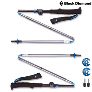 블랙다이아몬드 디스턴스 FLZ Z 폴 3단 접이식스틱 초경량 등산지팡이 트레일러닝