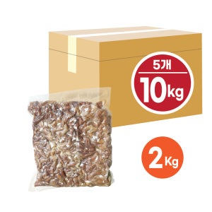 맛집의비결 국밥용 국내산 돼지곱창 업소용도매 2kg, 5개