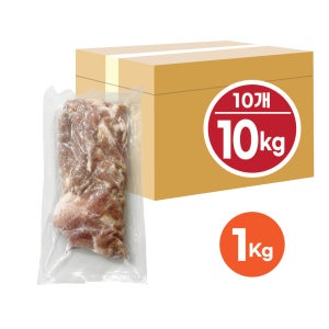 맛집의비결 국밥용 수육고기 국내산 사태슬라이스 업소용도매 1kg, 10개
