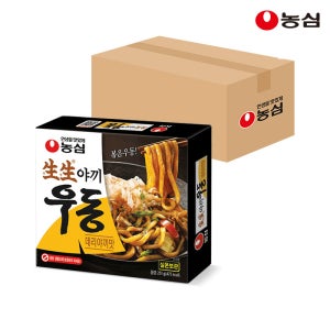 농심 생생야끼우동 데리야끼맛 251g, 10개