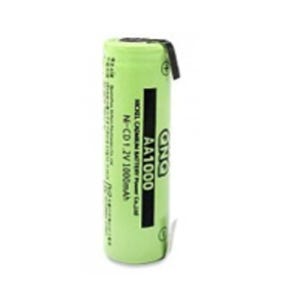 QNQ 니카드 AA사이즈 벌크1개입 1.2V 1000mAh-단자