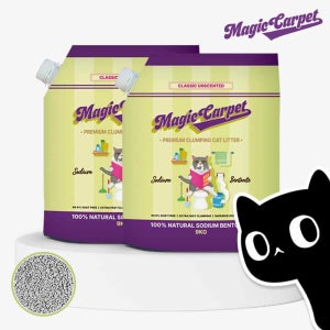 매직카펫 고양이 벤토나이트 모래 클래식 (중간입자), 9kg, 2개