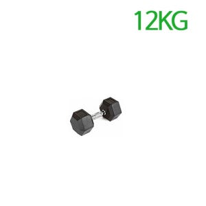 스타 고무 육각 아령 덤벨 ER106 다양한 무게 저소음 12kg