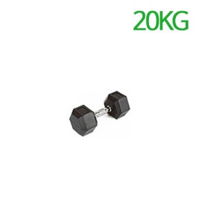 스타 고무 육각 아령 ER106 20kg 덤벨 헬스 홈트 근력 운동 웨이트 트레이닝
