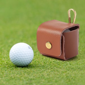 브라보 골프공 파우치(브라운) 골프공케이스