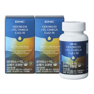 GNC 오더리스 r-TG 오메가3 코큐텐 180캡슐, 2개