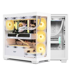 화이트 PC 라이젠9 9950X RTX5080 컴퓨터 본체 W95A3