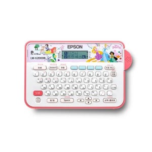 엡손 디즈니 프린세스 라벨프린터 LW-K200DB 네임스티커 어린이용 캐릭터 라벨기