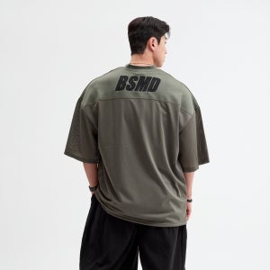 비스트모드 럭비져지 헬스 짐웨어 오버핏 티셔츠 메쉬 반팔티 BSMD