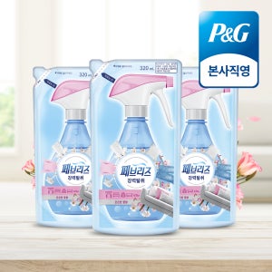 페브리즈 섬유탈취제 섬유향수 강력탈취 베이스 은은한 꽃향 리필 320ml 3개