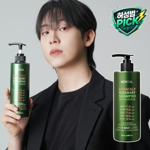 허성범 PICK 몽잘 바리스칼프 로즈마리 샴푸 탈모증상완화 기능성 500ml, 1개