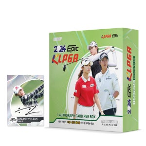 KLPGA 여자골프선수 스포츠카드 1박스 20팩 윤이나 황유민 박현경 유현조 박결 친필싸인