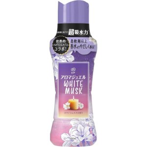 정전기방지 레노아 아로마 쥬얼 비즈 화이트 머스크향 본체 420mL