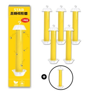 초파리트랩 플라이스틱 5+1 날벌레 날파리 나방파리 뿌리파리 벼룩파리 파리 퇴치 끈끈이