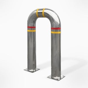 스텐볼라드 대형 U형 앙카식 165파이 L800 H900 SBR-80660 스텐셋트앙카포함