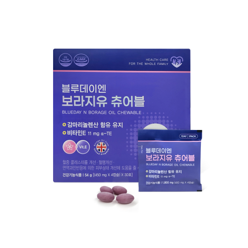 보라지유 츄어블 30포 <b>더유제약</b> 병원판매용