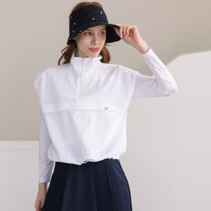 (1+1) 데일리 루즈핏 바스락 골프 조끼
