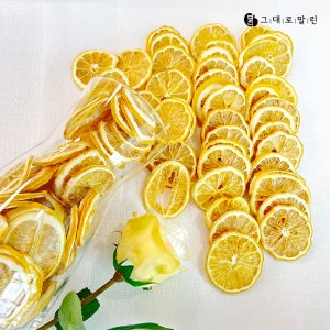 그대로말린 건조 과일 레몬 슬라이스 말린 레몬칩 50g + 50g