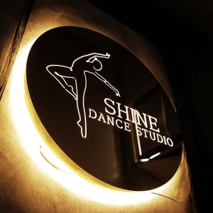 60cm 원형 led 스텐 타공 후광 채널 간판