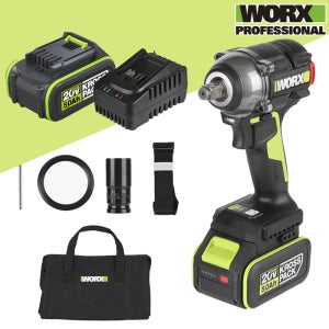 웍스 임팩 렌치 전동드릴 20V 5.0Ah WU289 풀세트