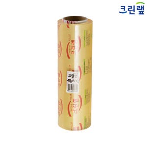 크린랲 업소용 랩 주방 위생 비닐 대용량 크린랩 40cmX500m, 1개