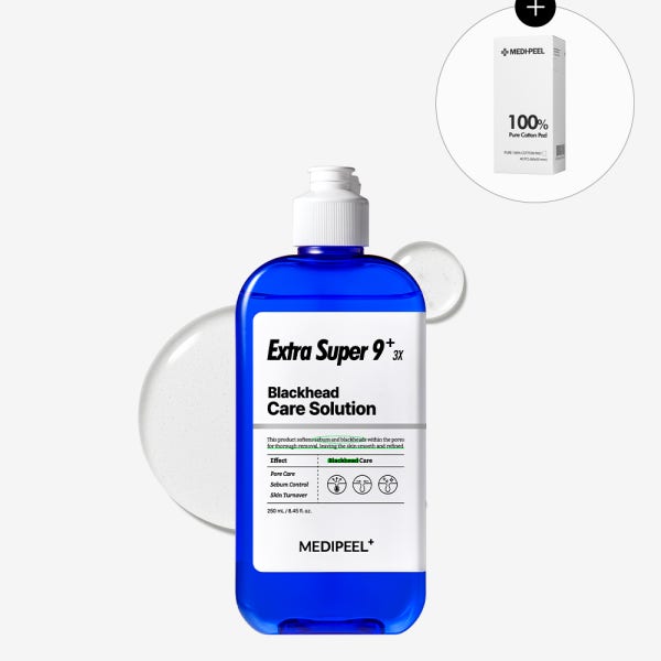 메디필 엑스트라 슈퍼9 플러스 3X 250ml (+ 화장솜) 피지클리너 피지제거