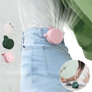 3초 급속 냉각 팬없은 이동 에어컨 휴대용 무선 미니 클립형 선풍기 USB충전 미니선풍기