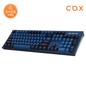 COX CK01 NAVY 축교환 사이드 RGB 기계식 키보드 네이비, 청축
