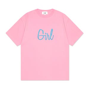 [걸스케이트보드] TYPO 로고 티셔츠 (핑크)