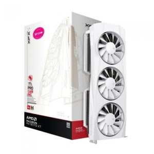 XFX 라데온 RX 9070 XT QUICKSILVER Magnetic Air WHITE D6 16GB