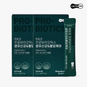 락토온 서울약사신협 프로바이오틱스 생유산균&혈당케어 30포, 2개