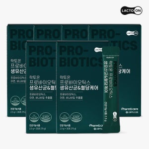 락토온 서울약사신협 프로바이오틱스 생유산균&혈당케어 30포, 6개