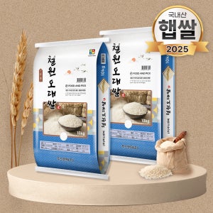 푸드앤픽 25년 햅쌀 철원오대쌀 밥맛좋은 오대미 10kg, 2개