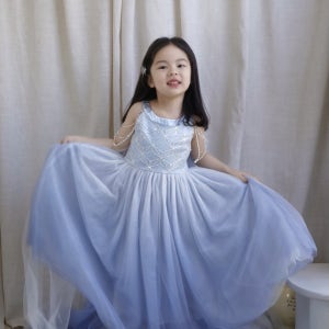 [망토포함]여신드레스 화동드레스 생일파티 여아 유아 원피스 엘사 디즈니 공주옷