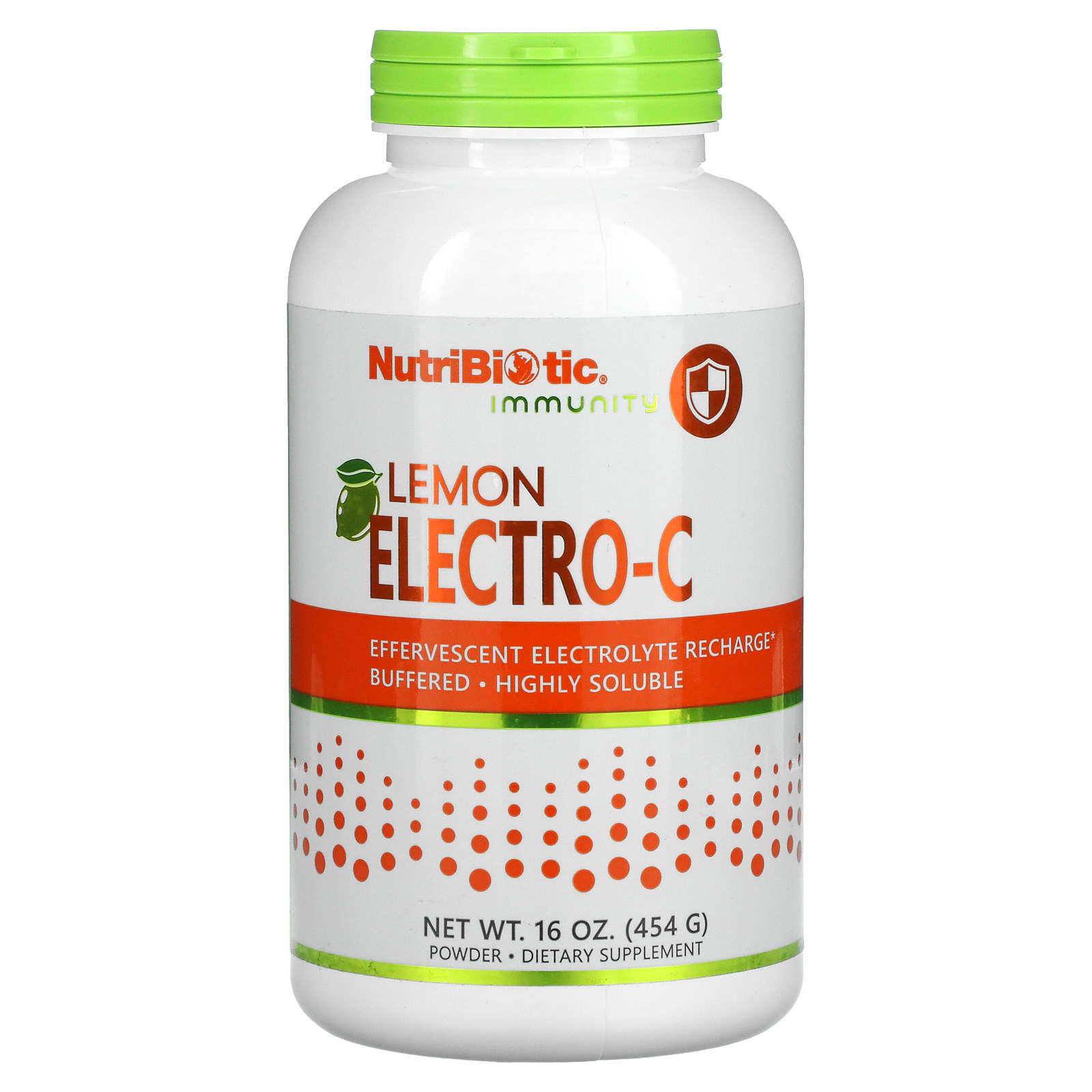 <b>뉴트리</b>바이오틱 <b>면역</b> 레몬 일렉트로 씨 파우더 454g(16oz)
