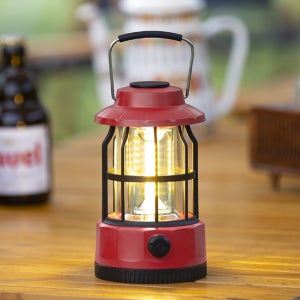 COB 레트로 감성 캠핑랜턴 L2(레드)텐트 밝기조절랜턴