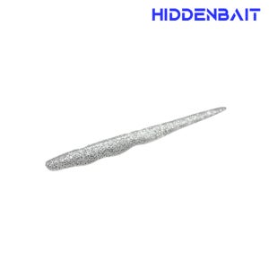 히든베이트 테베 프로 배스낚시 광어웜 배스웜 소프트베이트 루어 H012 SILVER FLAKE, 10cm(4인치)