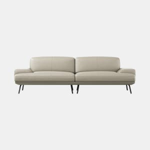 일룸 밴쿠버 천연가죽 컴팩트 소파 스툴미포함, L841L(클라우드), 3.5인용