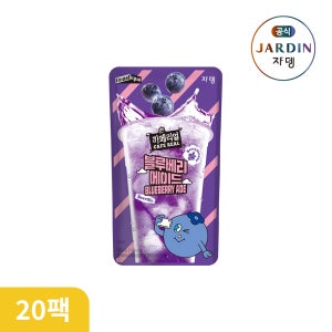 쟈뎅 까페리얼 에이드 블루베리, 230ml, 20개