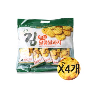구운김 달콤 쌀과자 / 김맛 쌀과자 250g, 4개
