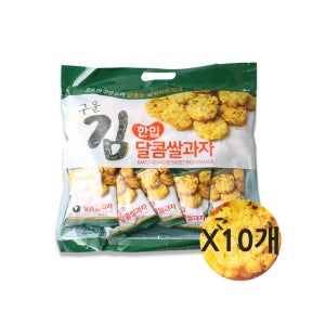 구운김 달콤 쌀과자 / 김맛 쌀과자 250g, 10개